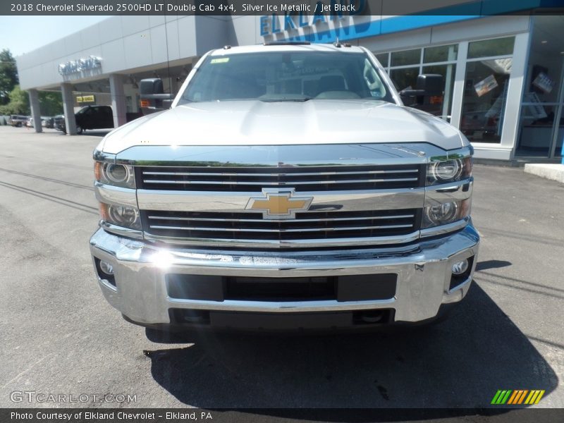 Silver Ice Metallic / Jet Black 2018 Chevrolet Silverado 2500HD LT Double Cab 4x4