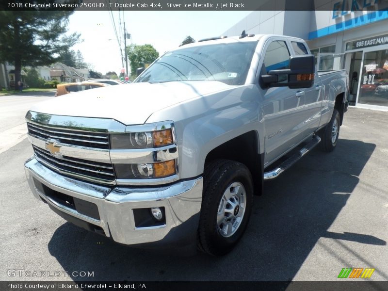 Silver Ice Metallic / Jet Black 2018 Chevrolet Silverado 2500HD LT Double Cab 4x4