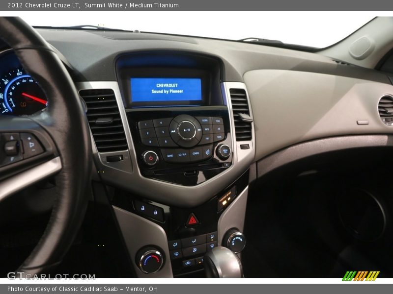 Summit White / Medium Titanium 2012 Chevrolet Cruze LT