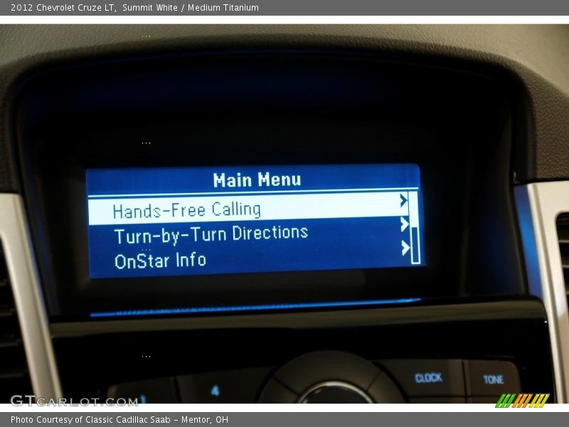 Summit White / Medium Titanium 2012 Chevrolet Cruze LT