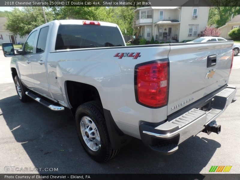 Silver Ice Metallic / Jet Black 2018 Chevrolet Silverado 2500HD LT Double Cab 4x4