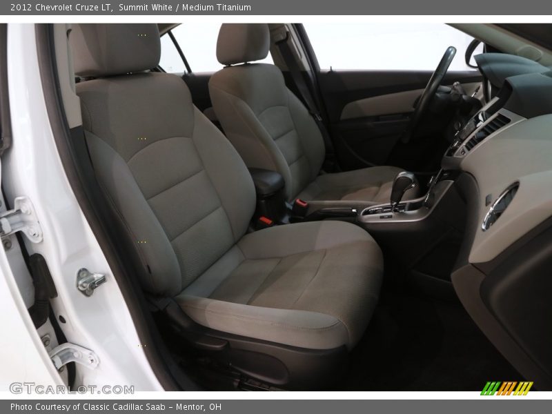 Summit White / Medium Titanium 2012 Chevrolet Cruze LT