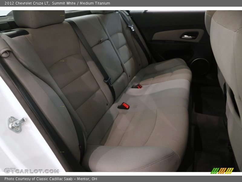 Summit White / Medium Titanium 2012 Chevrolet Cruze LT