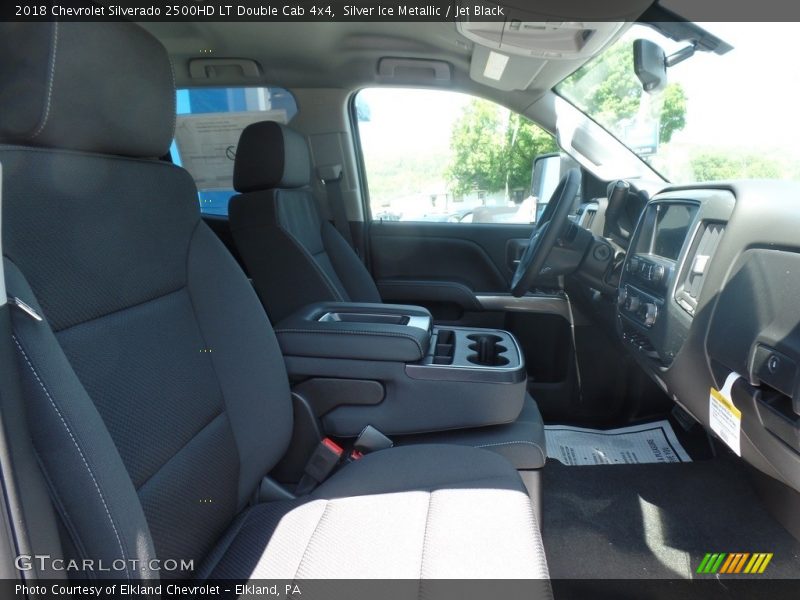 Silver Ice Metallic / Jet Black 2018 Chevrolet Silverado 2500HD LT Double Cab 4x4