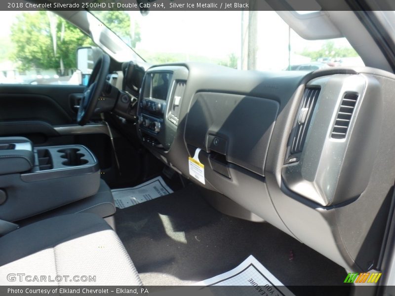 Silver Ice Metallic / Jet Black 2018 Chevrolet Silverado 2500HD LT Double Cab 4x4