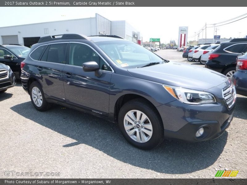 Carbide Gray Metallic / Slate Black 2017 Subaru Outback 2.5i Premium