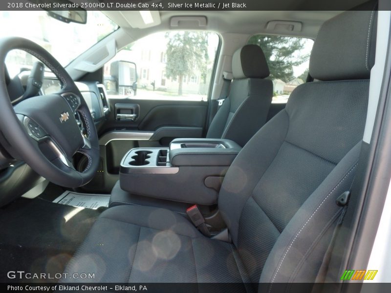 Silver Ice Metallic / Jet Black 2018 Chevrolet Silverado 2500HD LT Double Cab 4x4