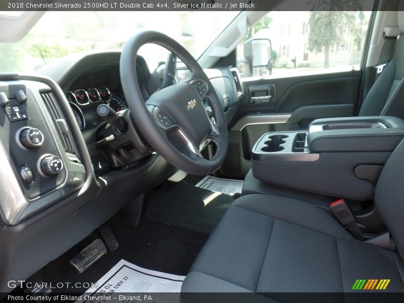 Silver Ice Metallic / Jet Black 2018 Chevrolet Silverado 2500HD LT Double Cab 4x4