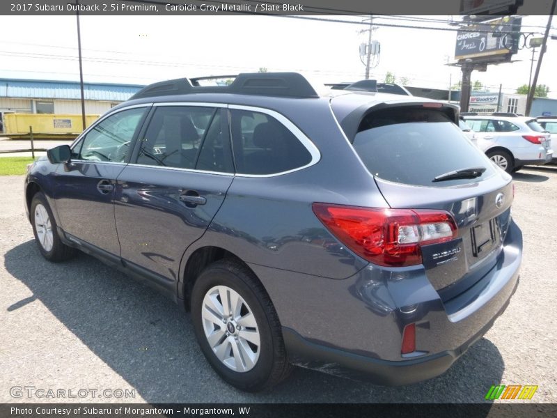 Carbide Gray Metallic / Slate Black 2017 Subaru Outback 2.5i Premium