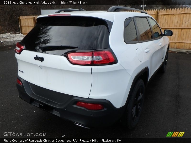 Bright White / Black 2018 Jeep Cherokee High Altitude 4x4
