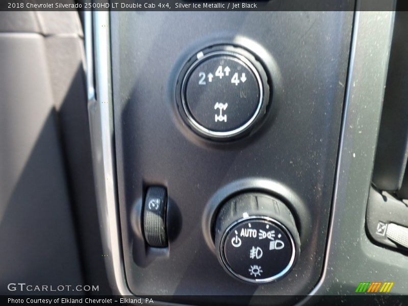 Silver Ice Metallic / Jet Black 2018 Chevrolet Silverado 2500HD LT Double Cab 4x4