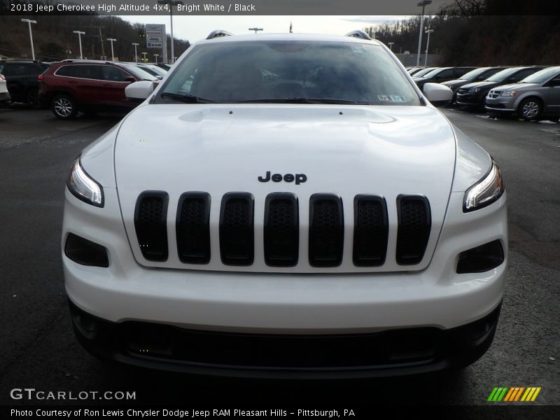 Bright White / Black 2018 Jeep Cherokee High Altitude 4x4