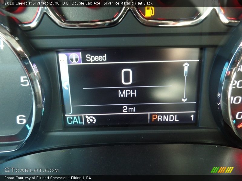 Silver Ice Metallic / Jet Black 2018 Chevrolet Silverado 2500HD LT Double Cab 4x4