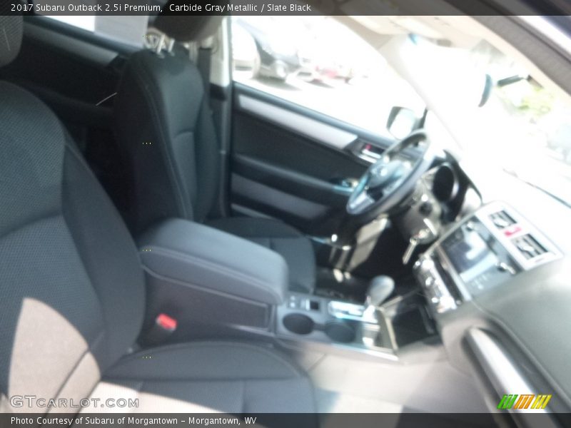 Carbide Gray Metallic / Slate Black 2017 Subaru Outback 2.5i Premium