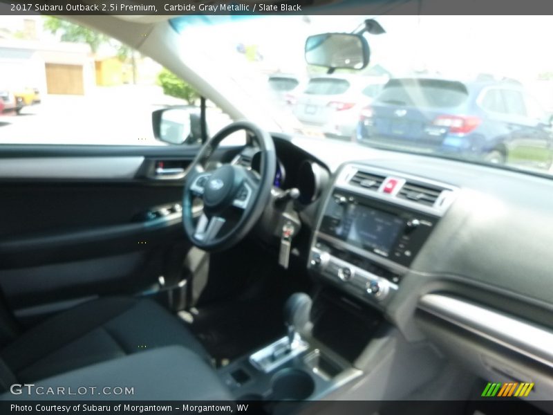 Carbide Gray Metallic / Slate Black 2017 Subaru Outback 2.5i Premium