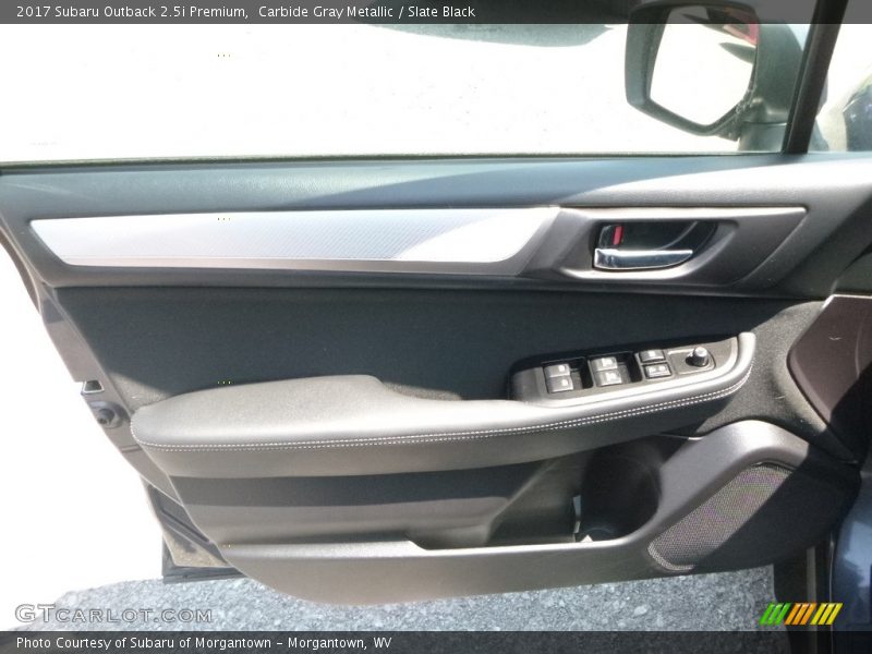 Carbide Gray Metallic / Slate Black 2017 Subaru Outback 2.5i Premium