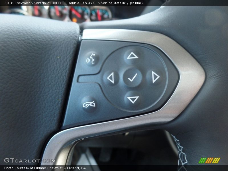 Silver Ice Metallic / Jet Black 2018 Chevrolet Silverado 2500HD LT Double Cab 4x4