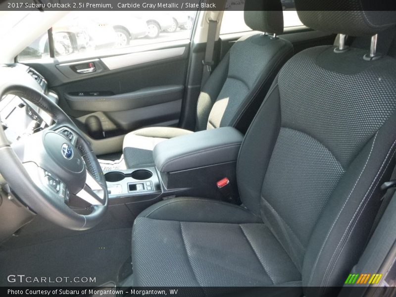 Carbide Gray Metallic / Slate Black 2017 Subaru Outback 2.5i Premium