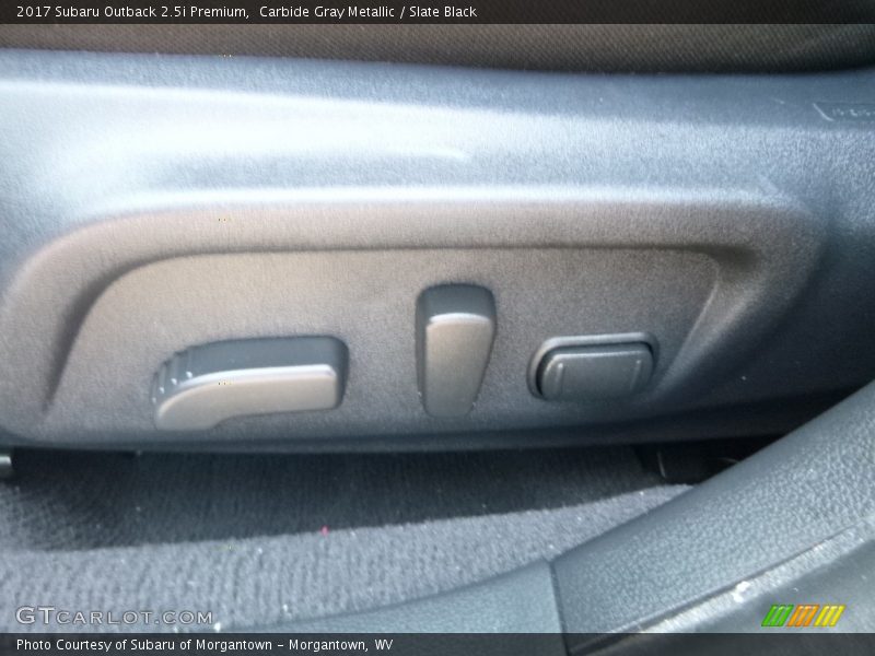 Carbide Gray Metallic / Slate Black 2017 Subaru Outback 2.5i Premium