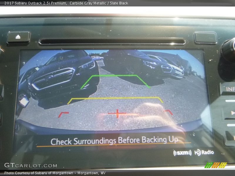 Carbide Gray Metallic / Slate Black 2017 Subaru Outback 2.5i Premium