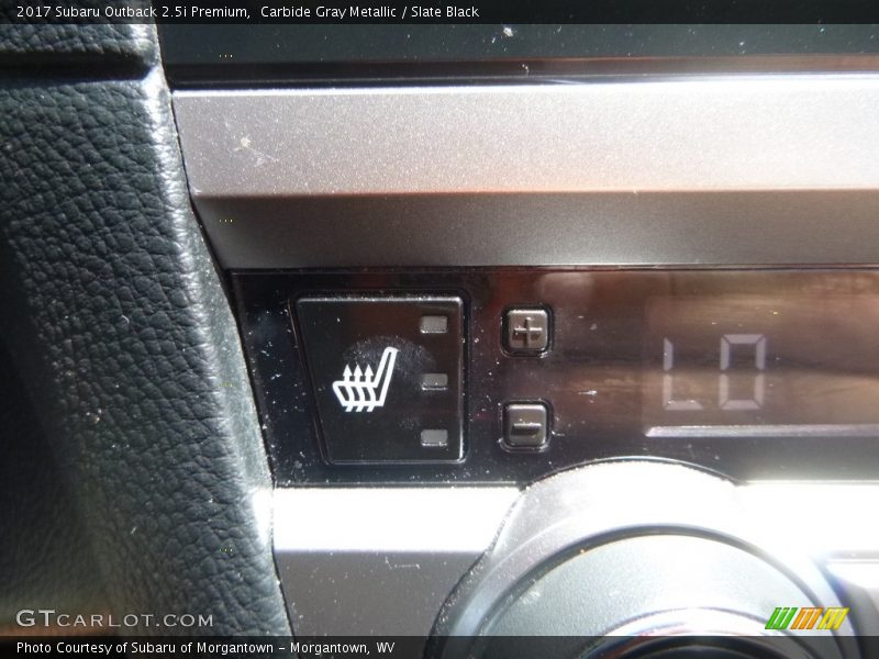 Carbide Gray Metallic / Slate Black 2017 Subaru Outback 2.5i Premium