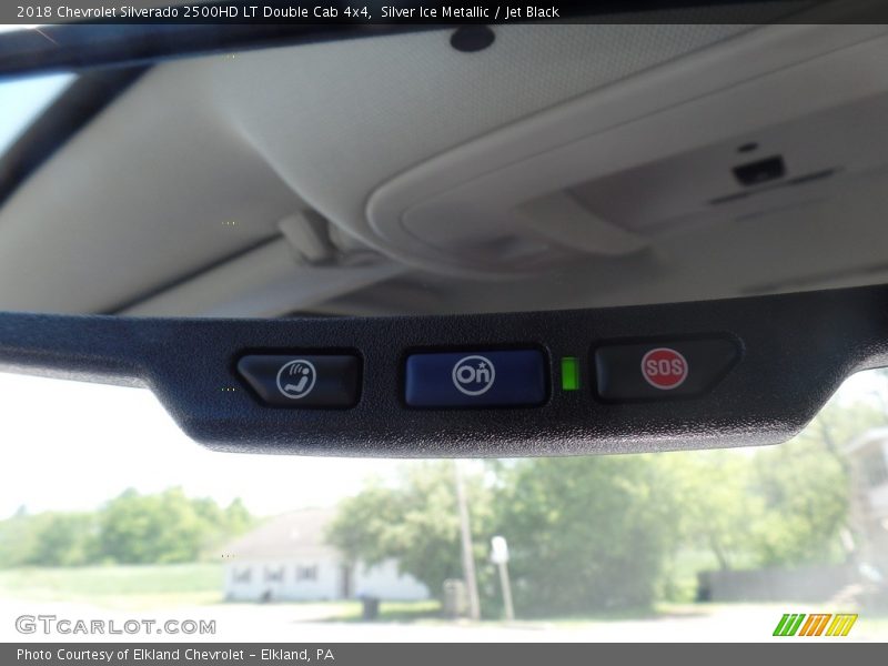 Silver Ice Metallic / Jet Black 2018 Chevrolet Silverado 2500HD LT Double Cab 4x4