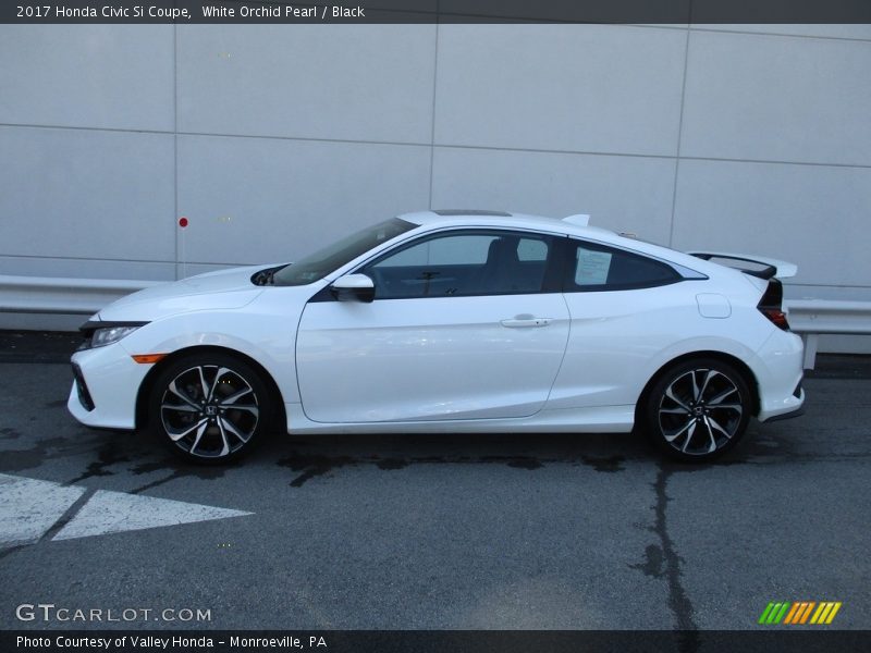 White Orchid Pearl / Black 2017 Honda Civic Si Coupe