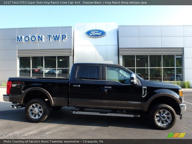 Shadow Black / King Ranch Mesa Antique Java 2017 Ford F350 Super Duty King Ranch Crew Cab 4x4