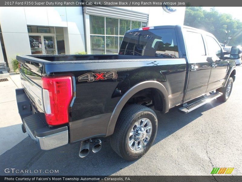 Shadow Black / King Ranch Mesa Antique Java 2017 Ford F350 Super Duty King Ranch Crew Cab 4x4