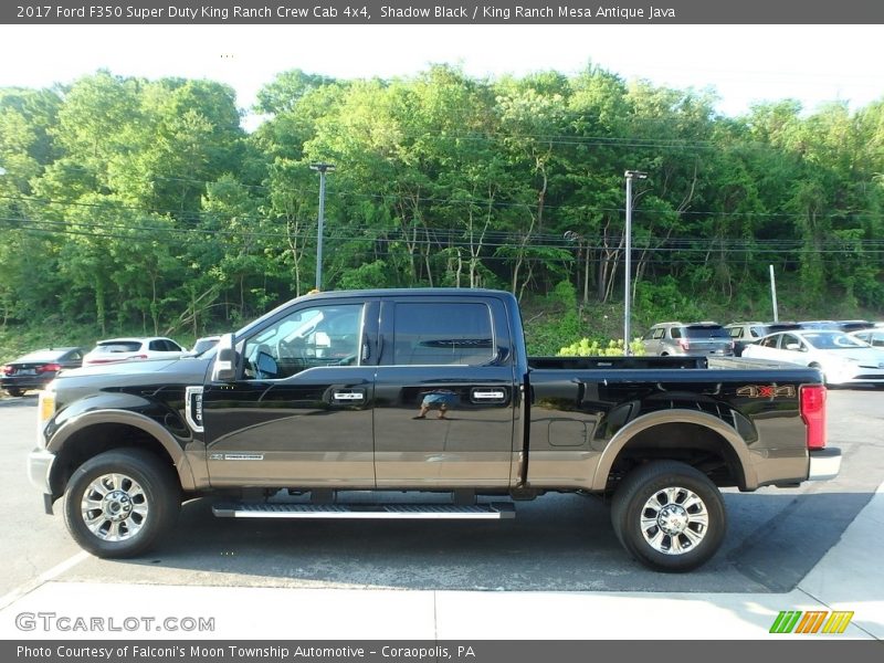 Shadow Black / King Ranch Mesa Antique Java 2017 Ford F350 Super Duty King Ranch Crew Cab 4x4