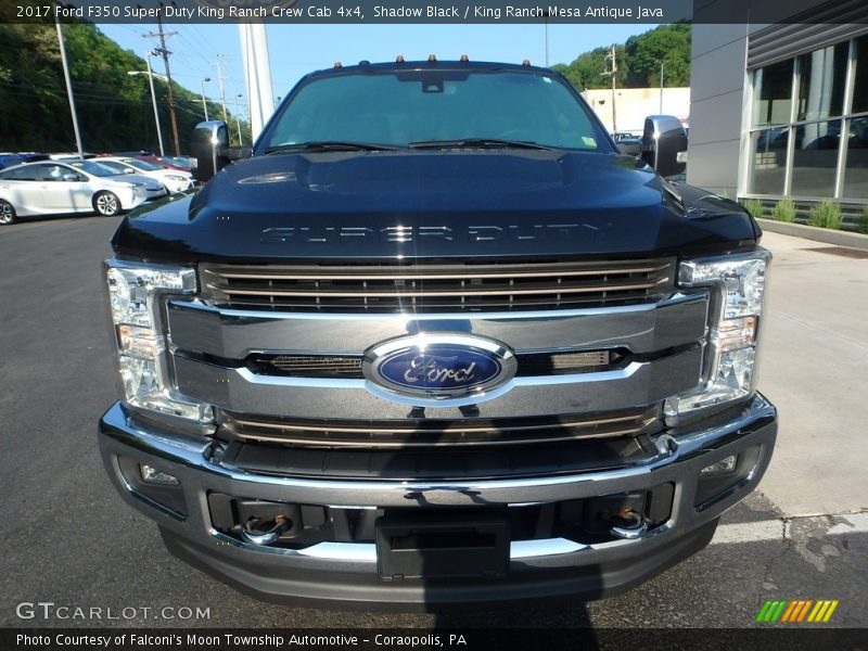 Shadow Black / King Ranch Mesa Antique Java 2017 Ford F350 Super Duty King Ranch Crew Cab 4x4