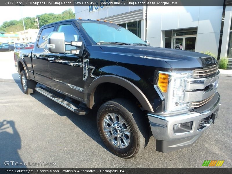 Shadow Black / King Ranch Mesa Antique Java 2017 Ford F350 Super Duty King Ranch Crew Cab 4x4