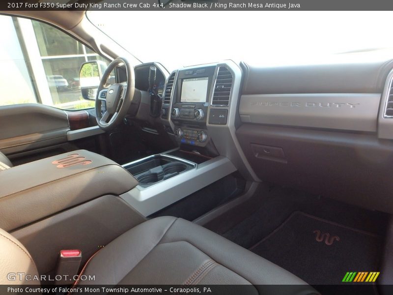 Shadow Black / King Ranch Mesa Antique Java 2017 Ford F350 Super Duty King Ranch Crew Cab 4x4