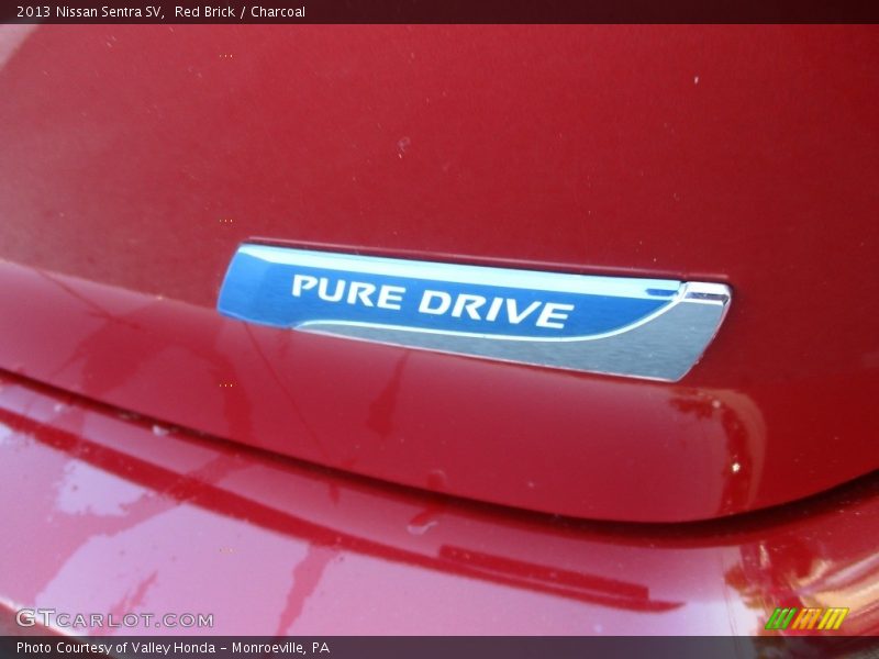 Red Brick / Charcoal 2013 Nissan Sentra SV
