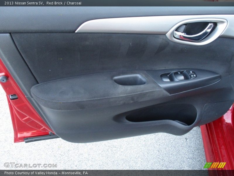 Red Brick / Charcoal 2013 Nissan Sentra SV