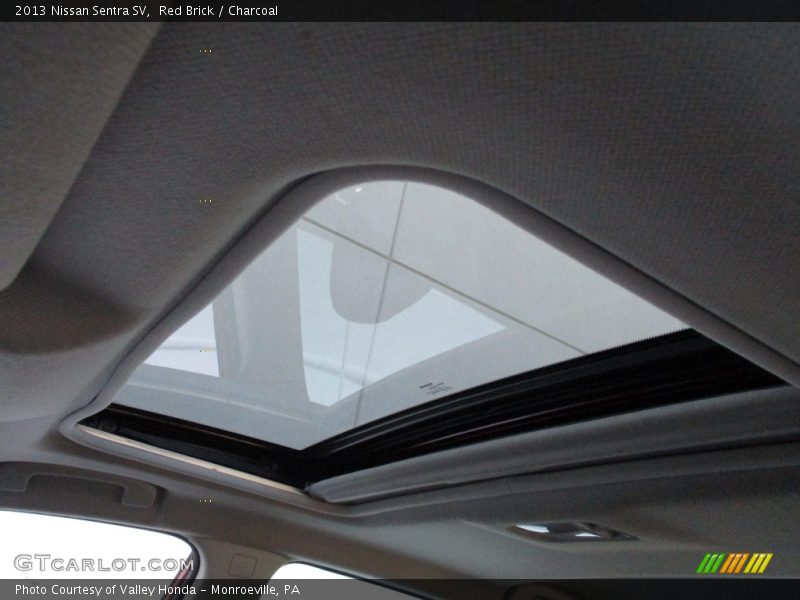 Red Brick / Charcoal 2013 Nissan Sentra SV