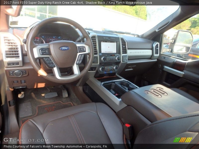 Shadow Black / King Ranch Mesa Antique Java 2017 Ford F350 Super Duty King Ranch Crew Cab 4x4
