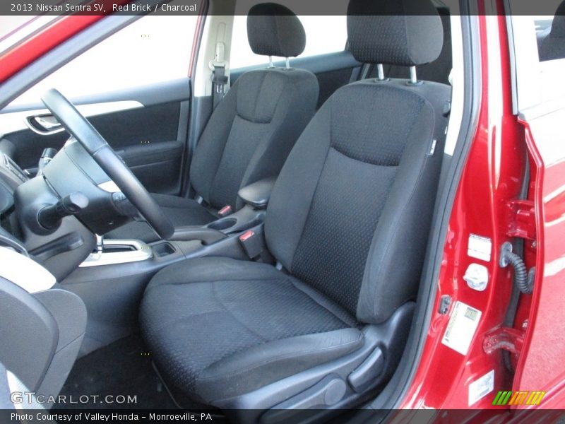 Red Brick / Charcoal 2013 Nissan Sentra SV