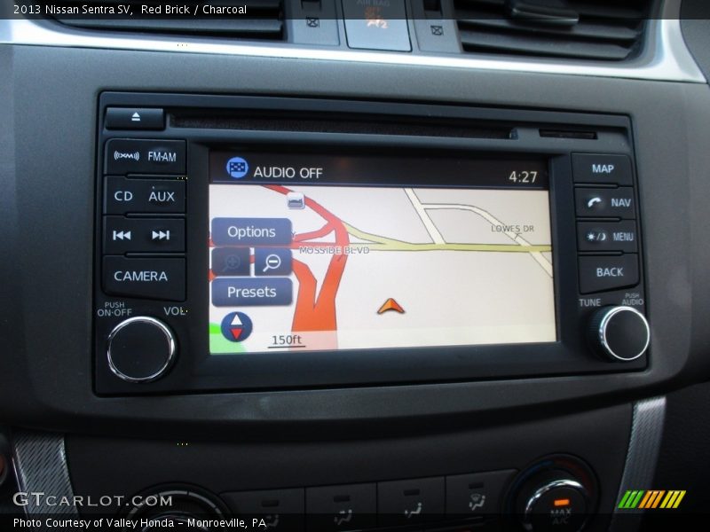 Red Brick / Charcoal 2013 Nissan Sentra SV