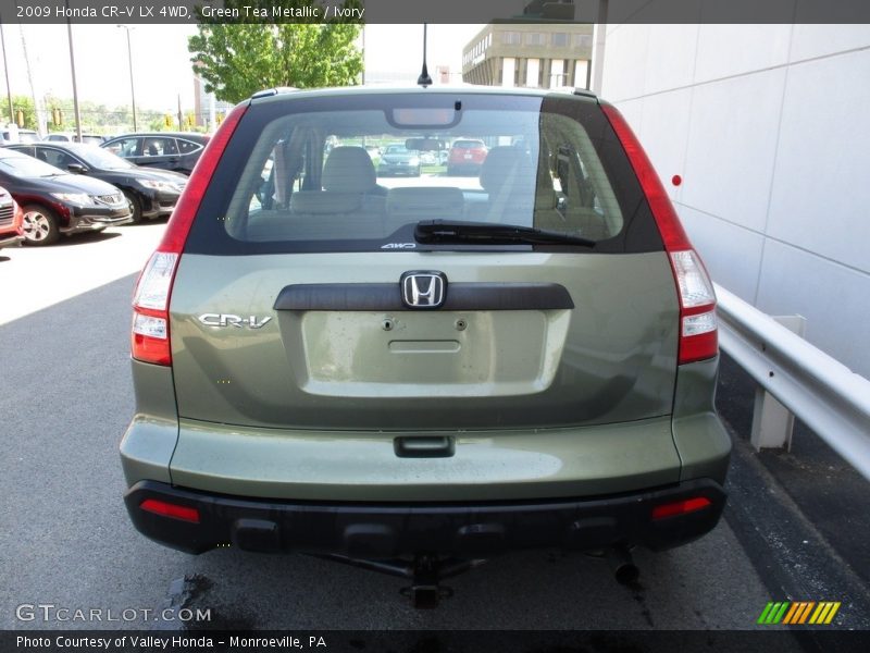 Green Tea Metallic / Ivory 2009 Honda CR-V LX 4WD