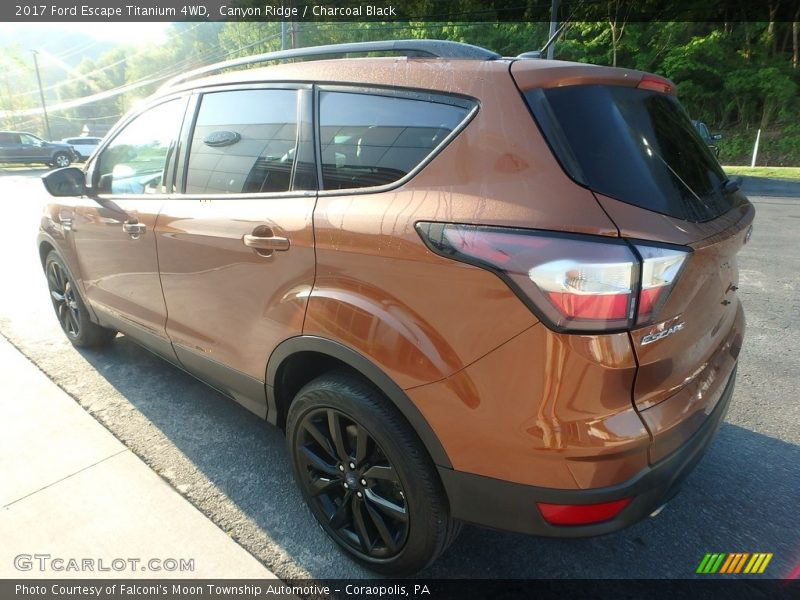 Canyon Ridge / Charcoal Black 2017 Ford Escape Titanium 4WD
