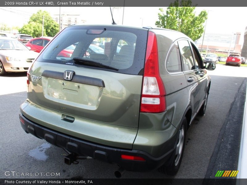 Green Tea Metallic / Ivory 2009 Honda CR-V LX 4WD