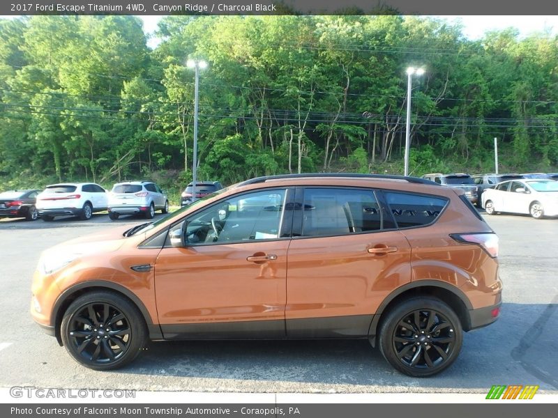 Canyon Ridge / Charcoal Black 2017 Ford Escape Titanium 4WD