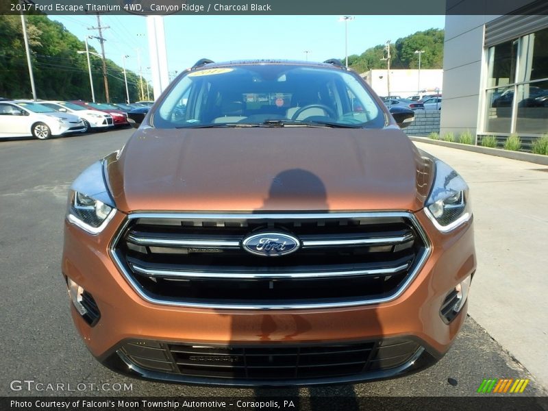 Canyon Ridge / Charcoal Black 2017 Ford Escape Titanium 4WD