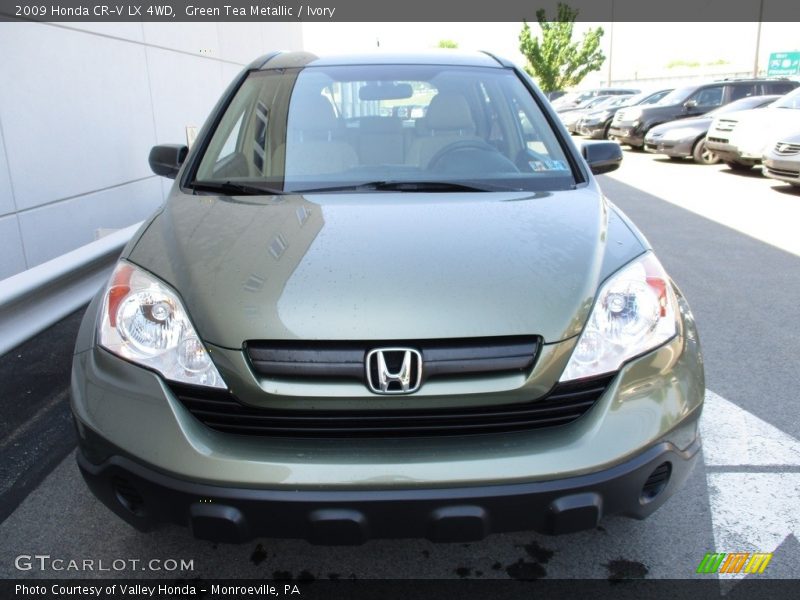 Green Tea Metallic / Ivory 2009 Honda CR-V LX 4WD