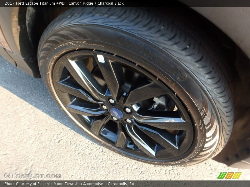 Canyon Ridge / Charcoal Black 2017 Ford Escape Titanium 4WD