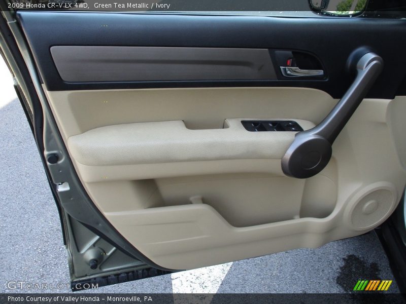 Green Tea Metallic / Ivory 2009 Honda CR-V LX 4WD