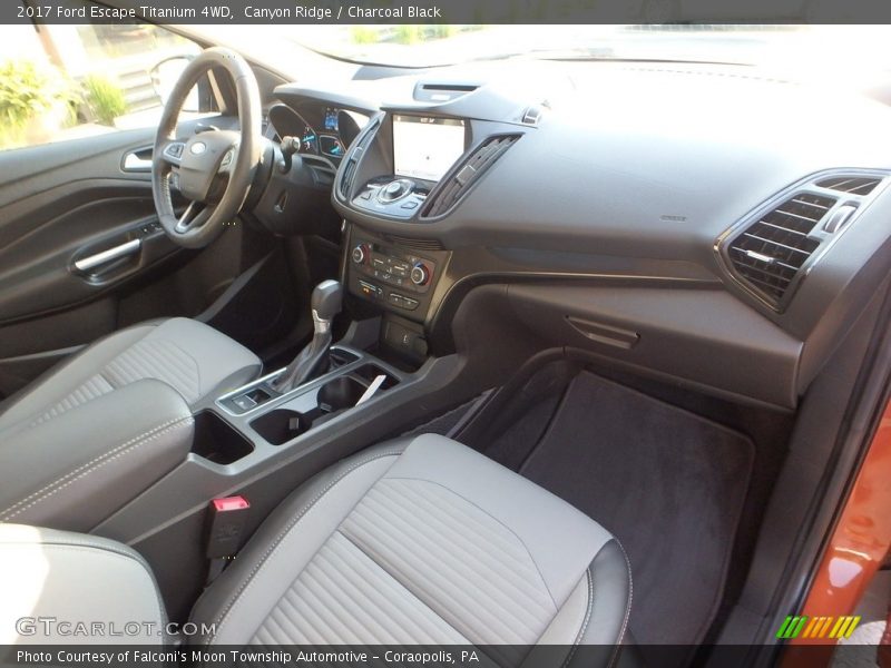 Canyon Ridge / Charcoal Black 2017 Ford Escape Titanium 4WD