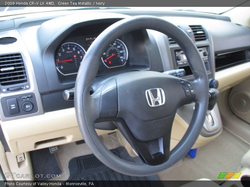 Green Tea Metallic / Ivory 2009 Honda CR-V LX 4WD