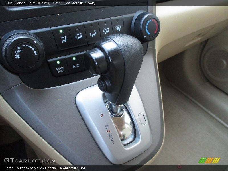 Green Tea Metallic / Ivory 2009 Honda CR-V LX 4WD